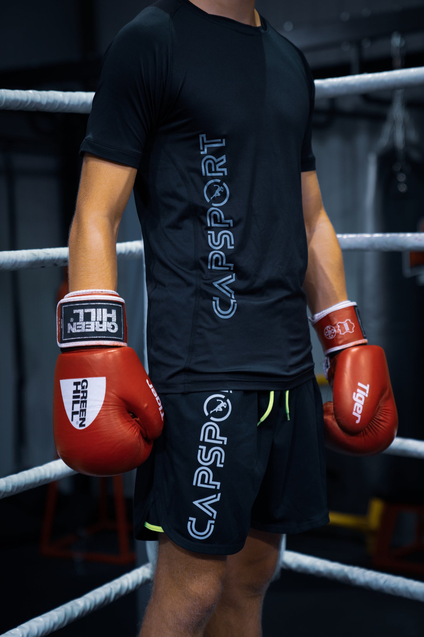 Korte broek boxing Zwart