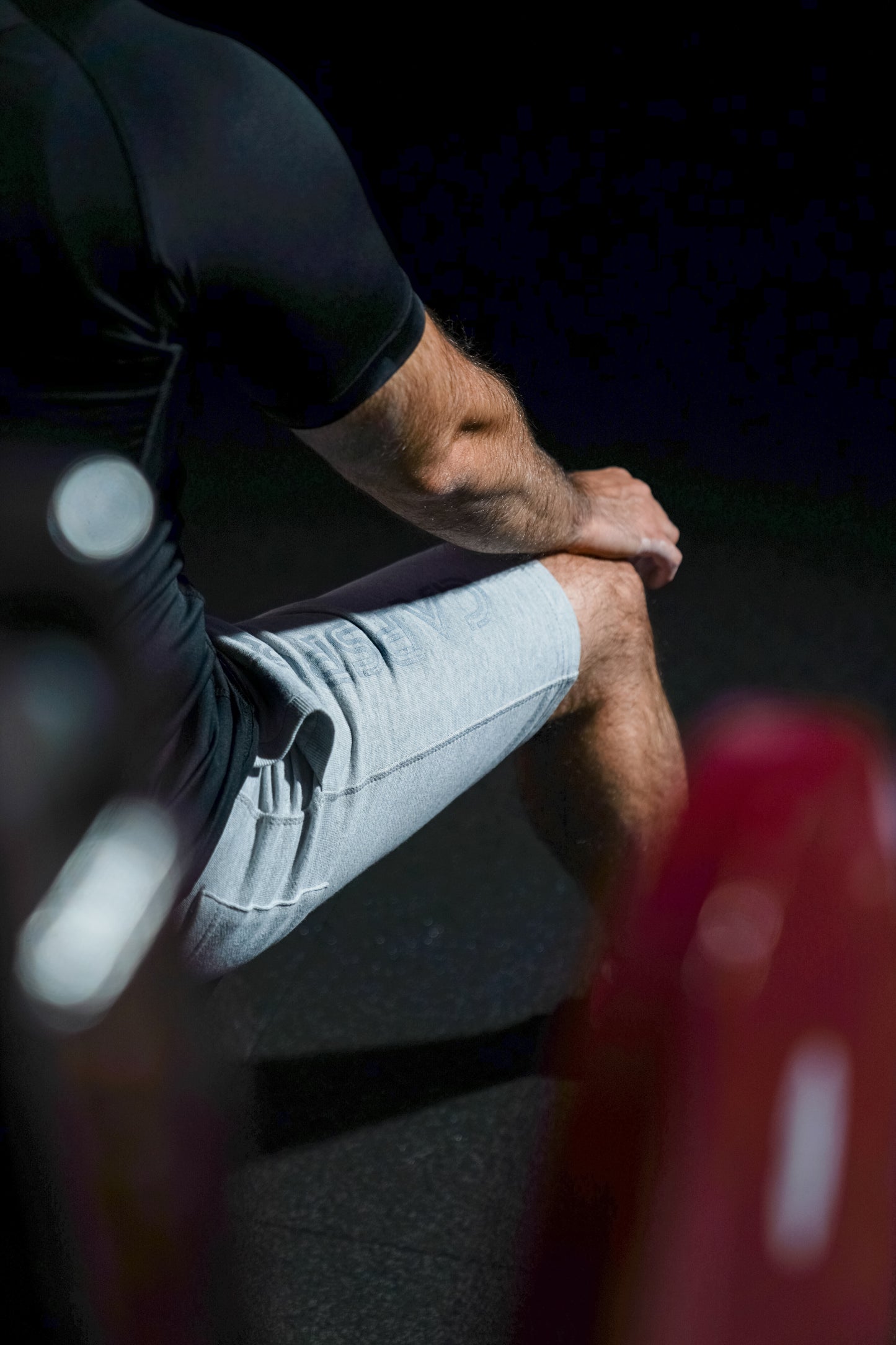 Sportbroek kort Grijs