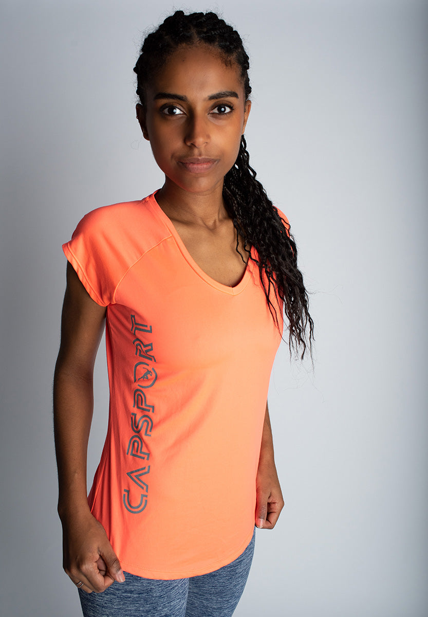 T-shirt met korte mouwen Oranje