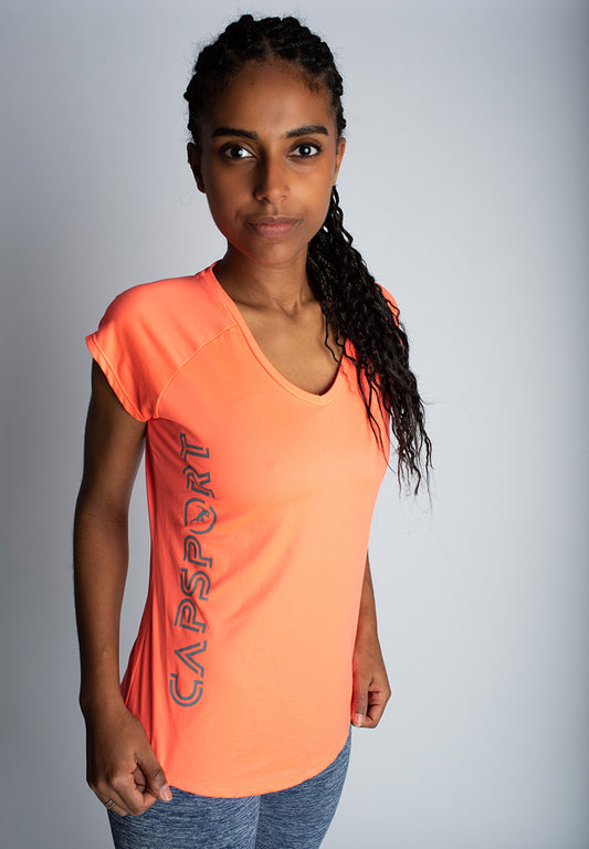 T-shirt met korte mouwen Oranje