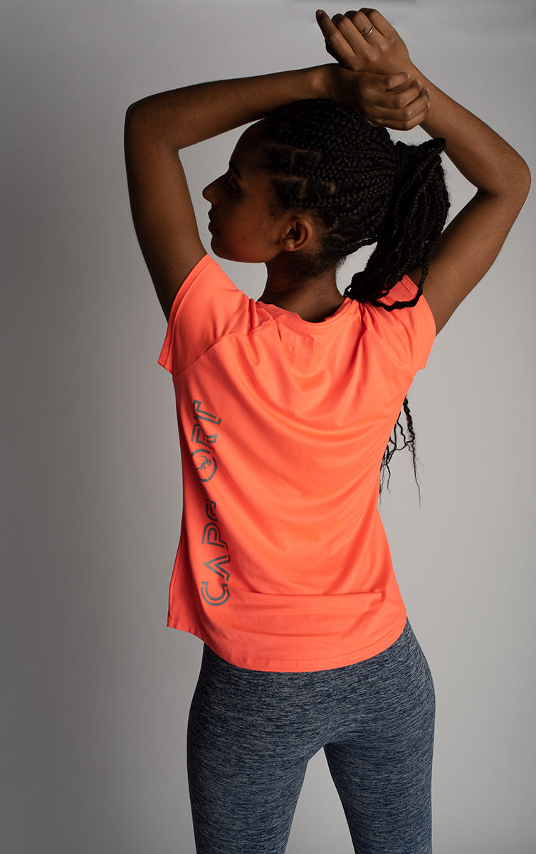 T-shirt met korte mouwen Oranje