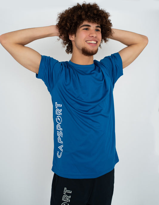 T-Shirt Smooth Blauw