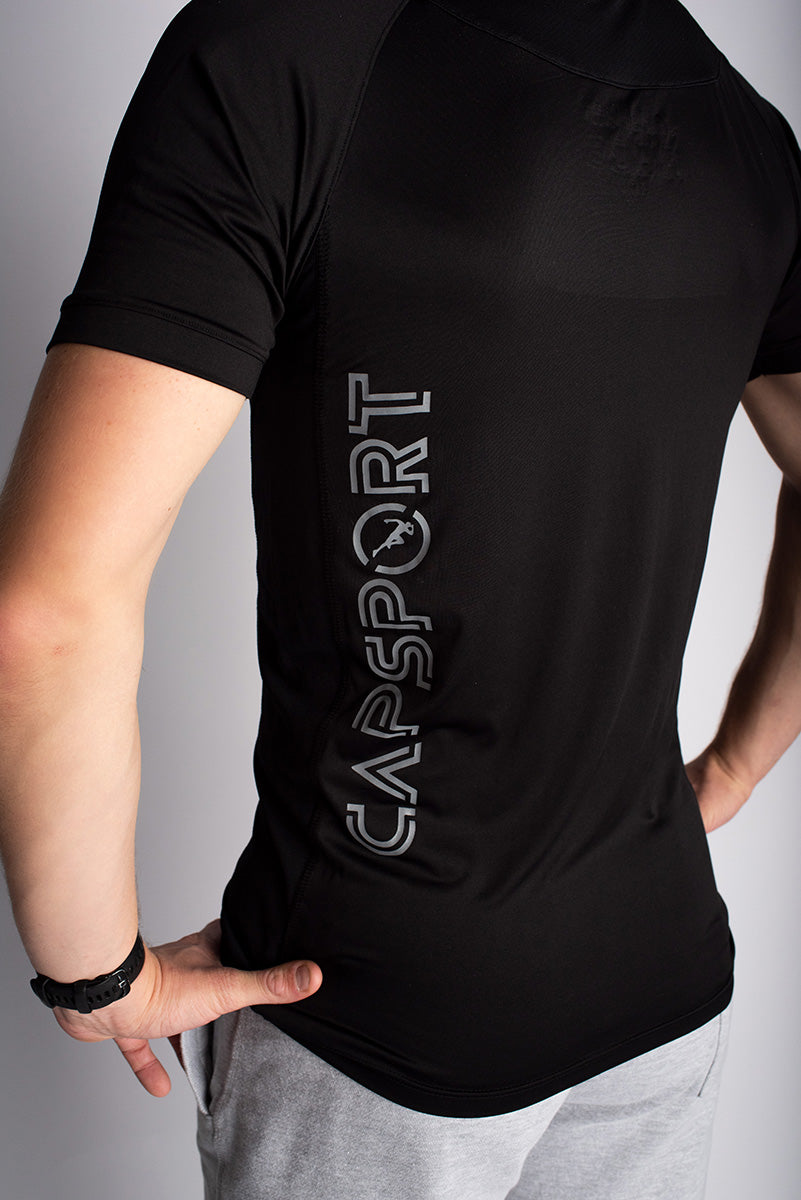 T-Shirt slim fit Zwart