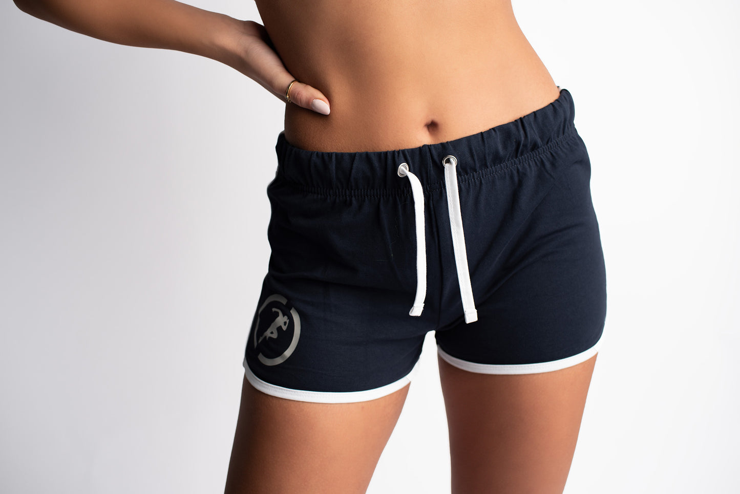 Retro Navy sportbroek