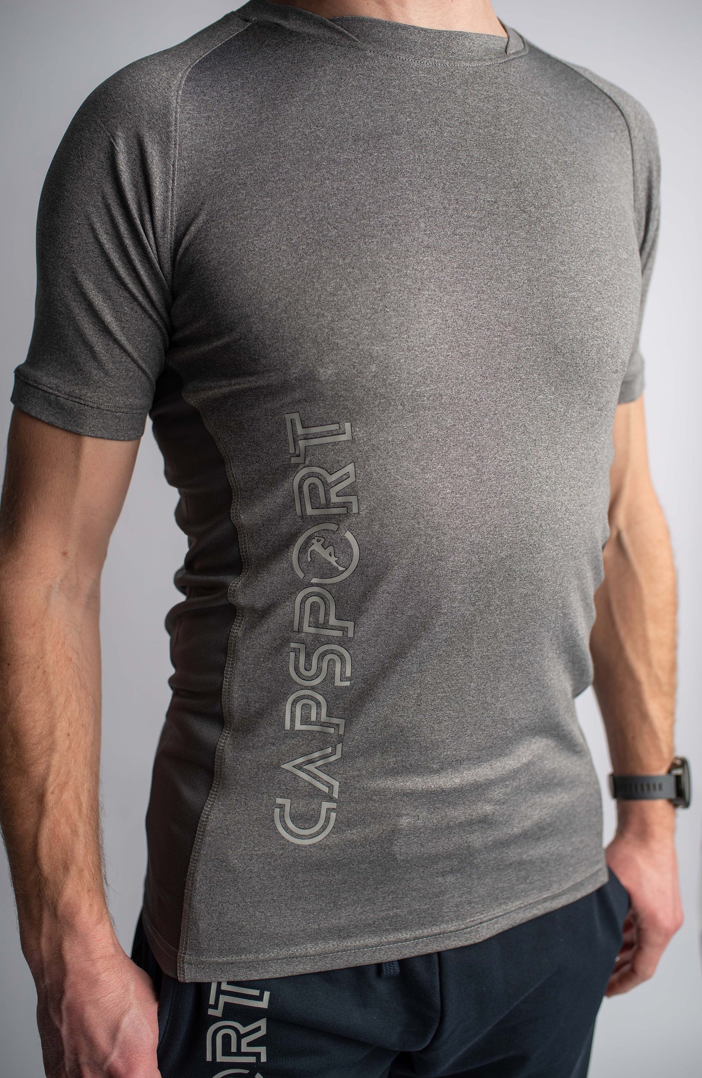 T-Shirt slim fit Grijs