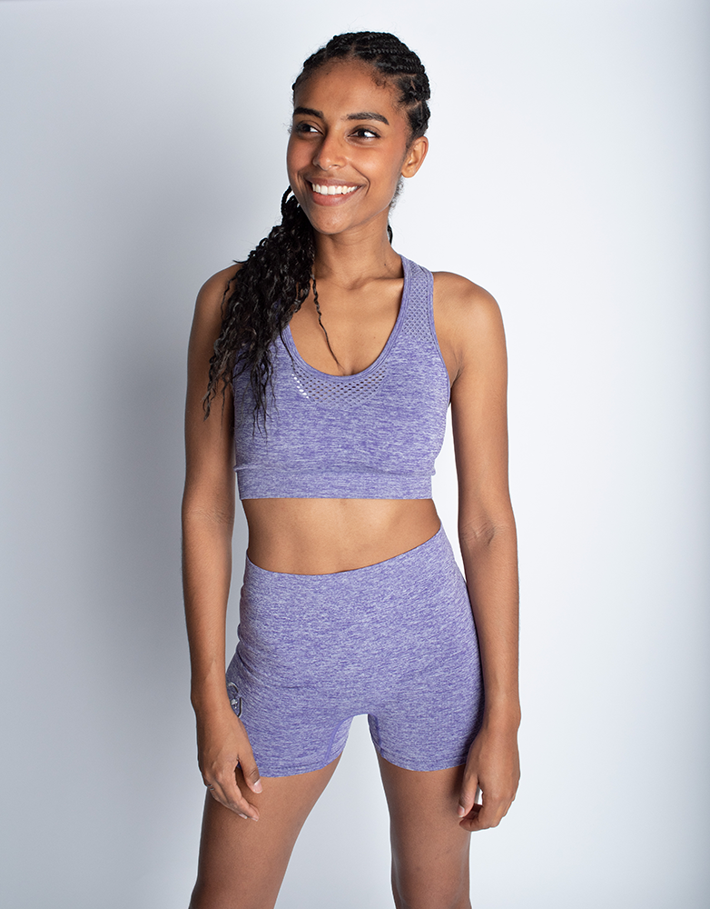 Seamless Shorts Paars
