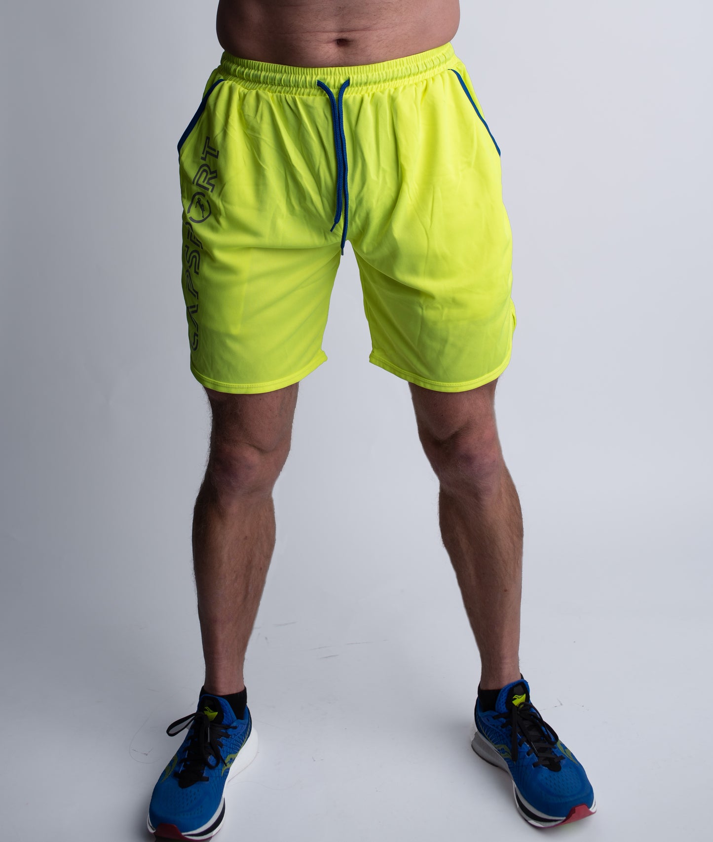 Korte broek boxing Geel