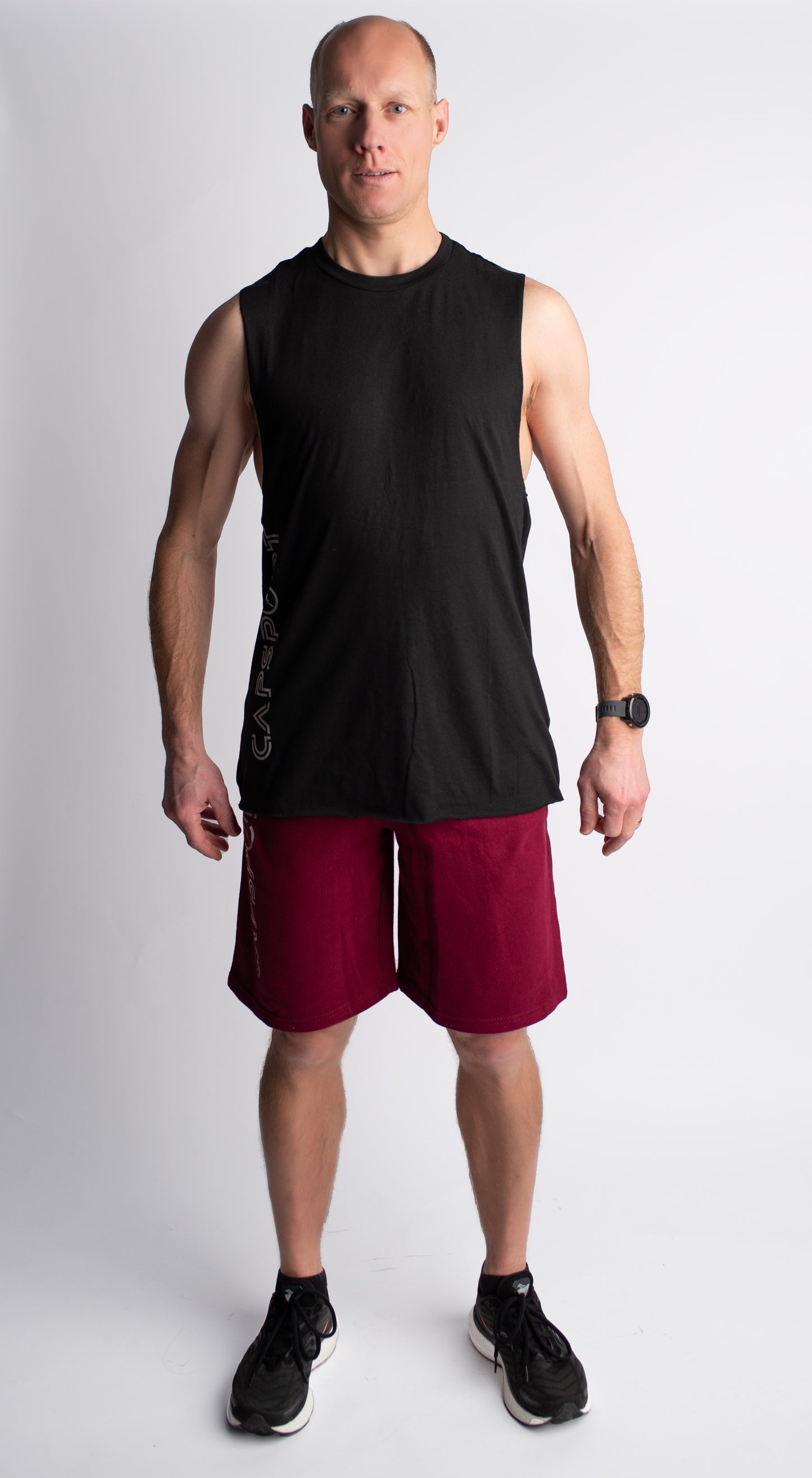 Sportbroek kort Rood