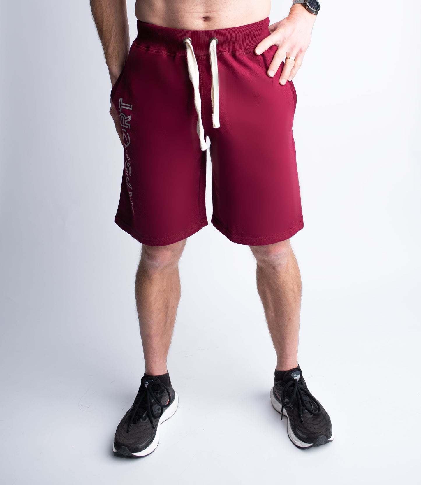 Sportbroek kort Rood